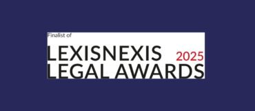 finalist of lexisnexis legal awards 2025